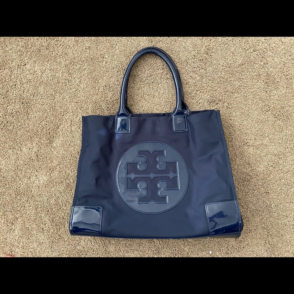 Tory Burch Ella Tote Navy